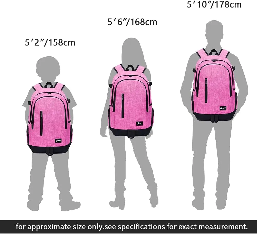 rickyh style School Backpack Travel Bag for Men & Women Lightweight College Back Pack with Laptop Compartmen