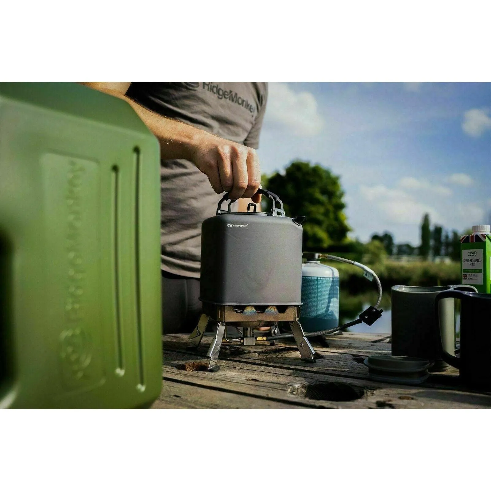 Ridgemonkey Square Kettle 0.5L, 1.1L & 2L