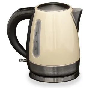Rocket low wattage cream stainless steel kettle (1L) K0034CR
