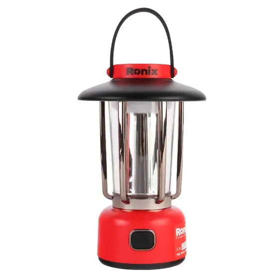 Ronix Rh-4227 Camping Lantern 150lm 6W Spot Light Outdoor Camping Portable Lamp Rechargeable Adjustable Light Source Retro LED Lantern