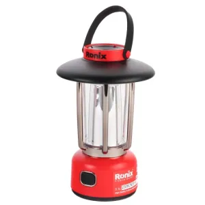 Ronix Rh-4227 Camping Lantern 150lm 6W Spot Light Outdoor Camping Portable Lamp Rechargeable Adjustable Light Source Retro LED Lantern