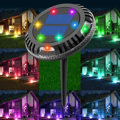 Rugged and Waterproof Solar Rotatable Plug Lamp: The Ultimate Solar Ground Light for Campers and Outdoor Enthusiasts