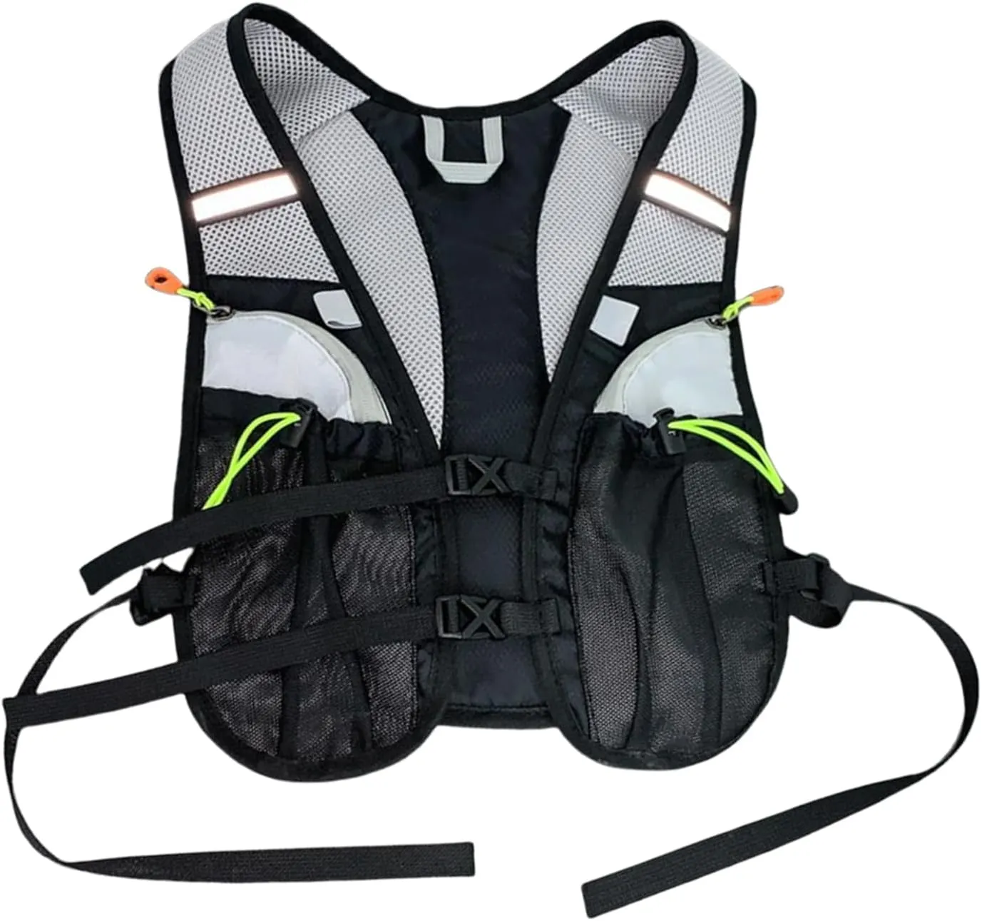 Running Hydration Vest – Outdoor Hydration Pack | Lightweight Breathable Sports Vest with Multiple Pockets, Adjustable Strap Organizer for Hiking, Cycling, Trekking, Trail Running, Mountaineering