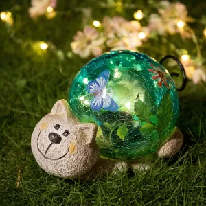 Rynx | Dream Garden Garden Statues - Solar Garden Decorations Solar Sculptures Lawn Cat Ornaments For Outdoor Garden Patio Decor