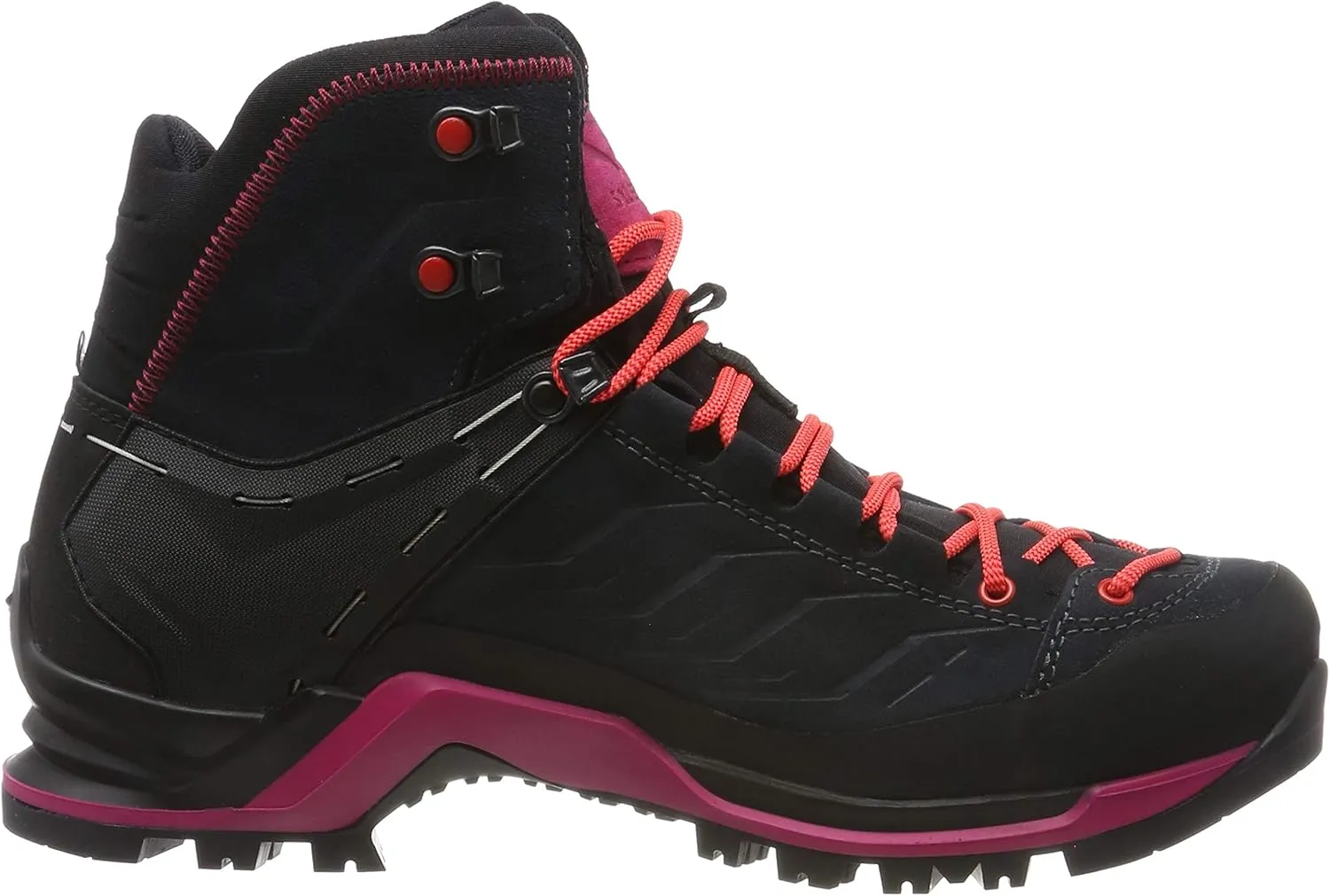 Salewa Women's Mountain Trainer Mid GTX Alpine Trekking Boot | Hiking, Alpine Climbing, Technical Approach | Gore-Tex Breathable Waterproof Protection, Vibram Sole, Durable Leather and Fabric Upper