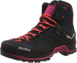 Salewa Women's Mountain Trainer Mid GTX Alpine Trekking Boot | Hiking, Alpine Climbing, Technical Approach | Gore-Tex Breathable Waterproof Protection, Vibram Sole, Durable Leather and Fabric Upper