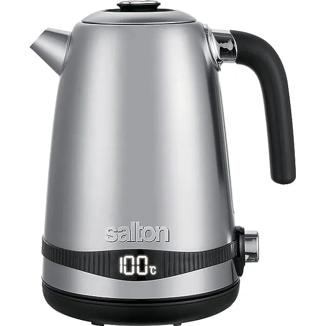 Salton Stainless Steel Digital Kettle - Variable Temperature