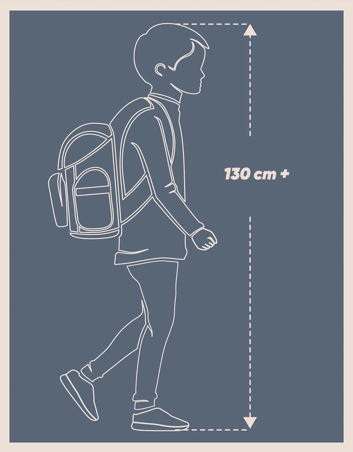 School backpack Skate Grey