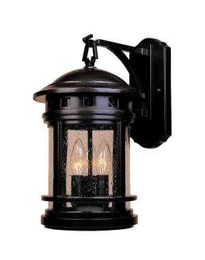 Sedona Three Light Wall Lantern in Oil Rubbed Bronze