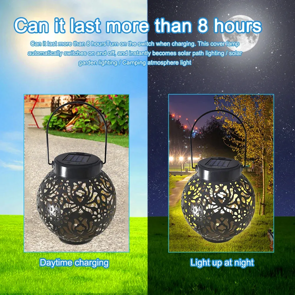 Set of 2-20 Solar Lantern Replacement Tops, 8cm LED Light Lids, Solar Panel Powered for Outdoor Pathway/Yard