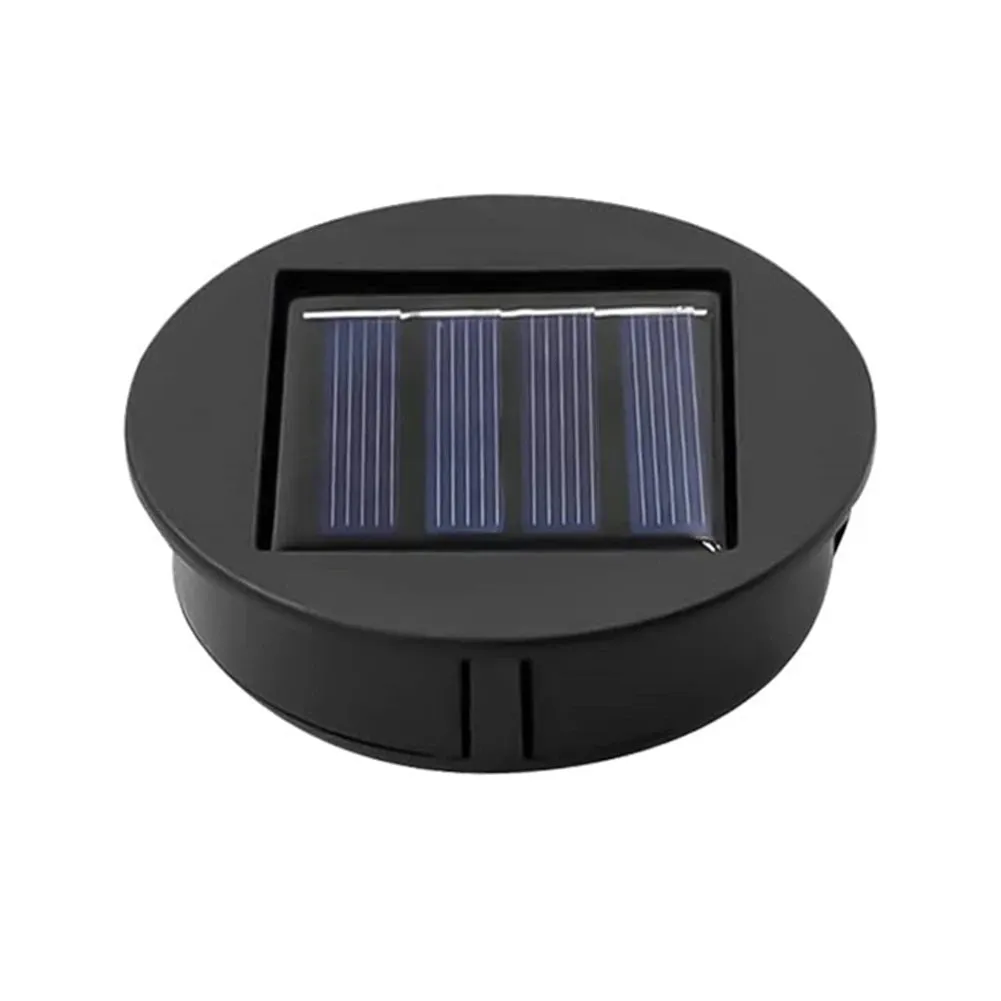 Set of 2-20 Solar Lantern Replacement Tops, 8cm LED Light Lids, Solar Panel Powered for Outdoor Pathway/Yard