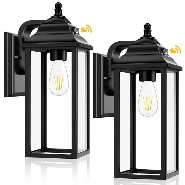 Set of 2 Waterproof Outdoor Lighting Decor for Outdoor House Garage Patios