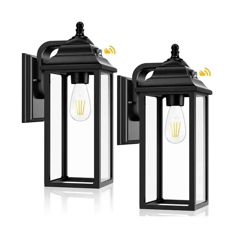 Set of 2 Waterproof Outdoor Lighting Decor for Outdoor House Garage Patios