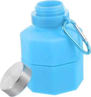 Silicone Dumbbell Water Bottle 650ml Sports Water Bottle for Running Gym
