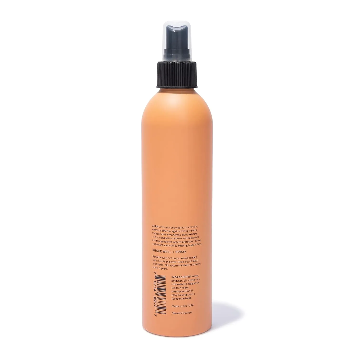 Skeem Aura Citronella Body Spray 8 oz, Palo Santo - Easy To Use Natural Spray, Family Friendly