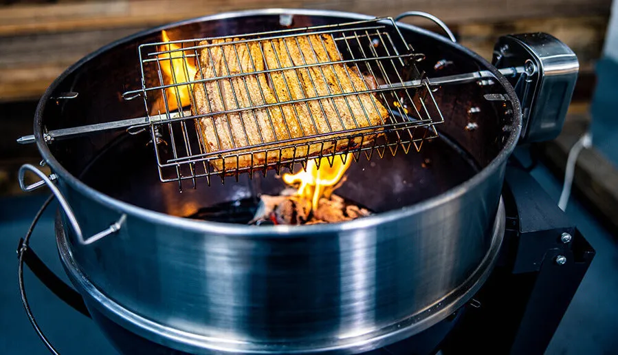 Slow 'N Sear Kettle Ring Rotisserie Kit