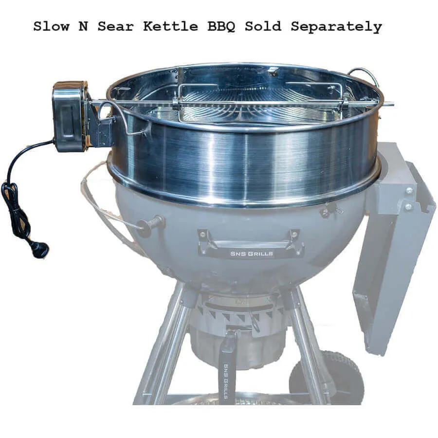 Slow 'N Sear Kettle Ring Rotisserie Kit