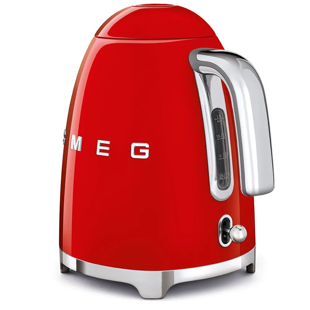 Smeg 1.7L 3000W Jug Kettle - Red | KLF03RDUK