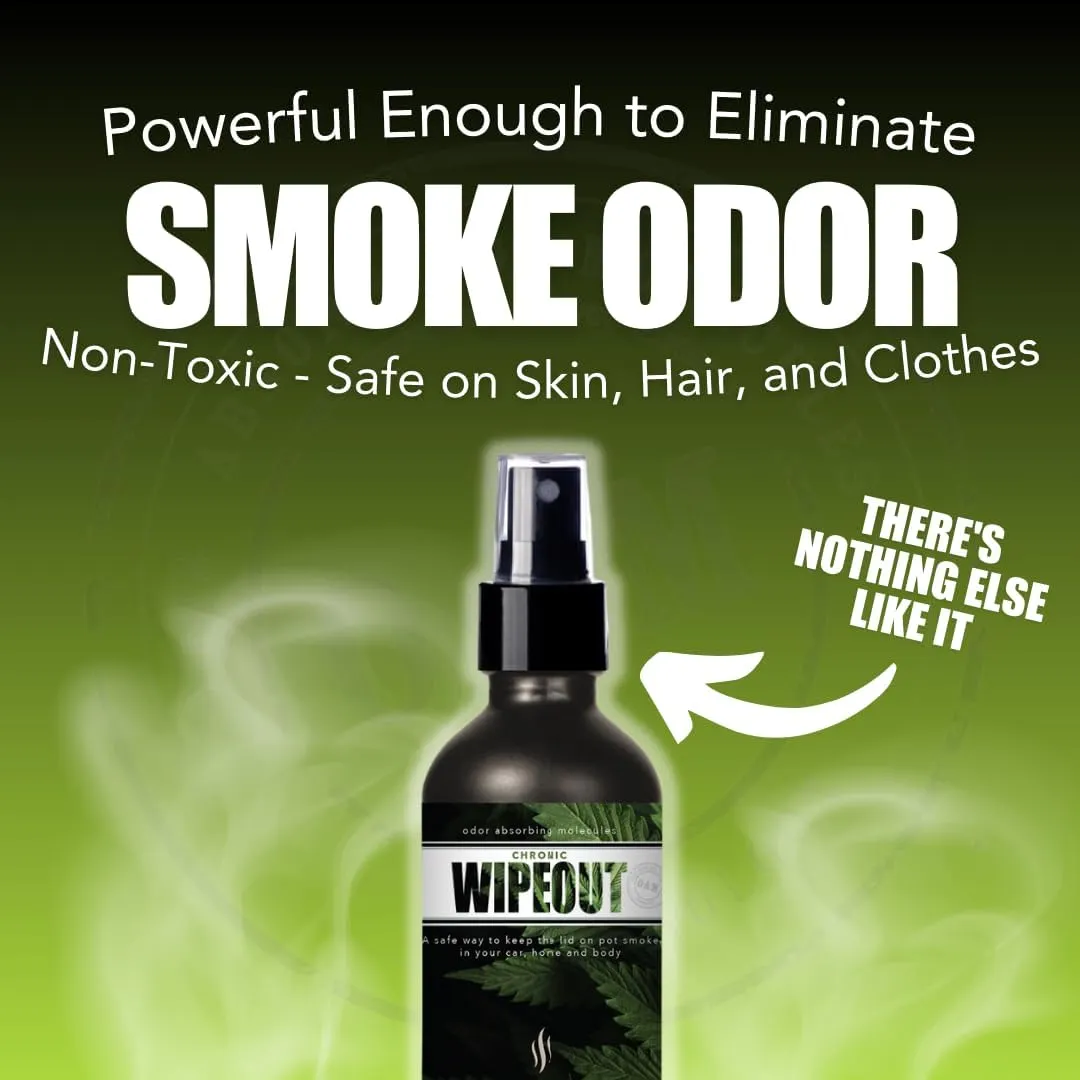 Smoke Odor Eliminator Spray For Strong Odor - Highly Effective for Deodorizing Homes, Clothes, Cars, Office, Hands, & Hair from Smoke Smells - 2 16 oz Bottles Bamboo Teak Fragrance