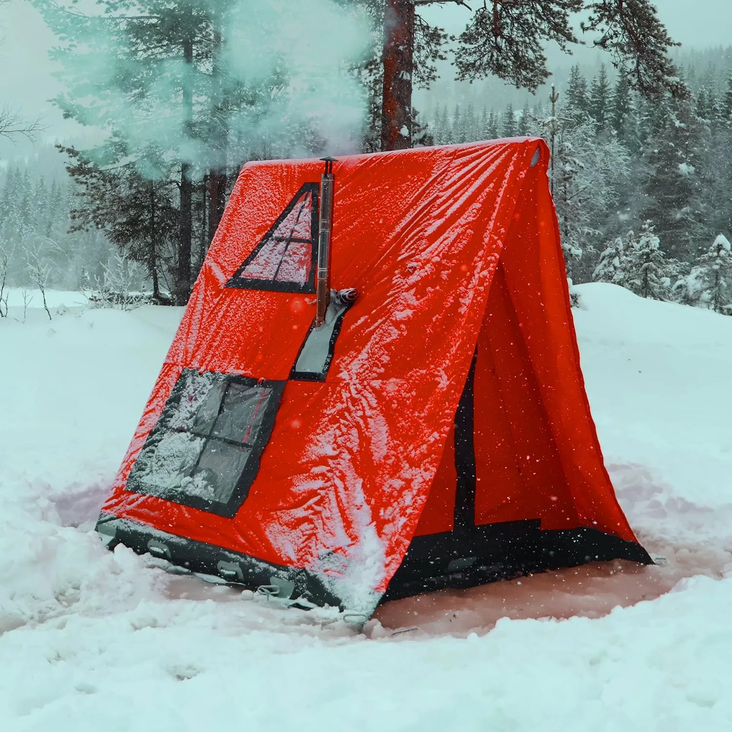 Sönmez Air Camping Tents – Portable and Waterproof Inflatable Tent for 2-10 People, 4-Season Use, UV Protection, Quick Setup in 10 Minutes, and Luxury Camping Features