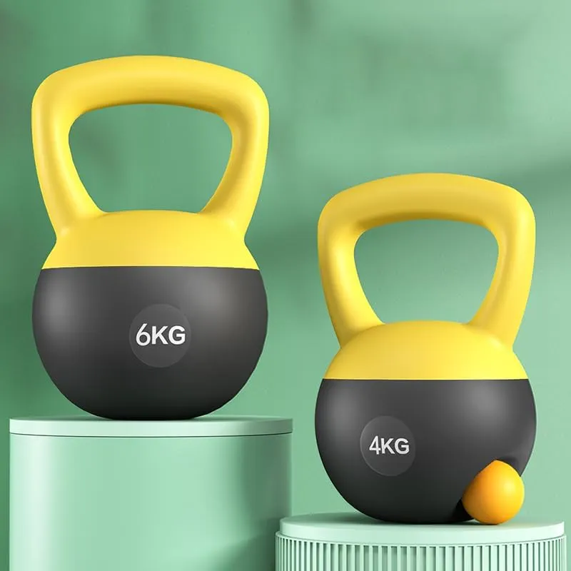 Soft Kettlebell 5lb 10lb 20lb, Strength Training Kettlebells for Womens, Kettle Bell with Iron Sand Filled, Non-Slip Handle Weights for Home Gym Workout