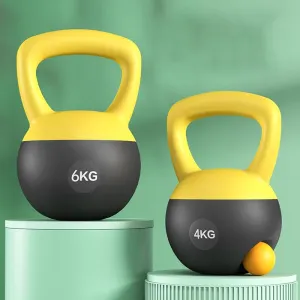 Soft Kettlebell 5lb 10lb 20lb, Strength Training Kettlebells for Womens, Kettle Bell with Iron Sand Filled, Non-Slip Handle Weights for Home Gym Workout