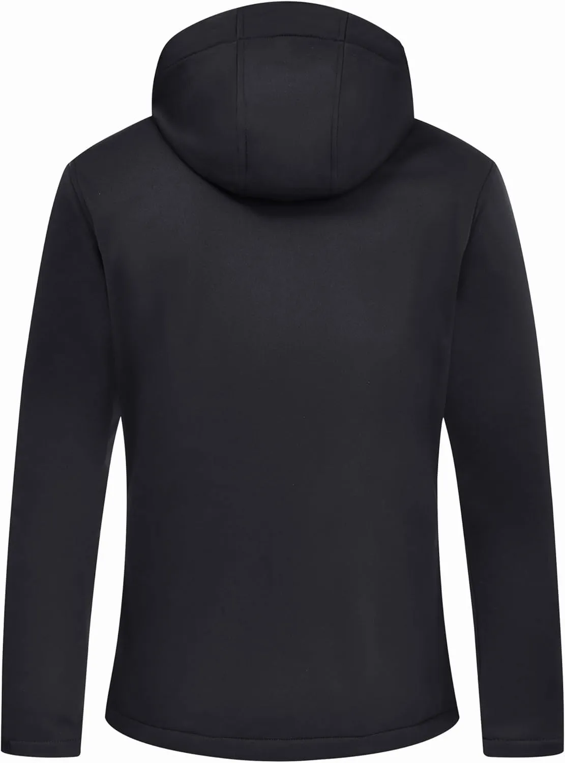 Softshell Jacket Women Fleece Lined Lightweight Jacket Waterproof Coat with Hooded Outdoor Hiking