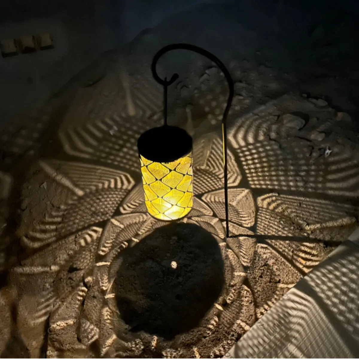 Solar Iron Garden Lantern