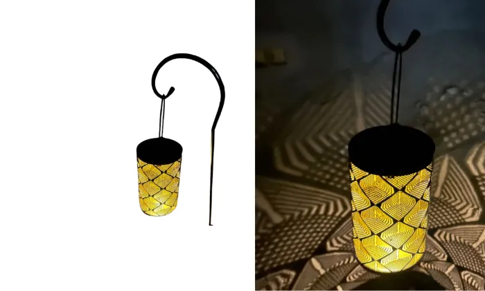 Solar Iron Garden Lantern