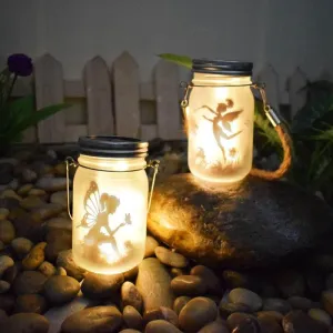 Solar LED Garden Lantern - Outdoor Decorative Lighting
