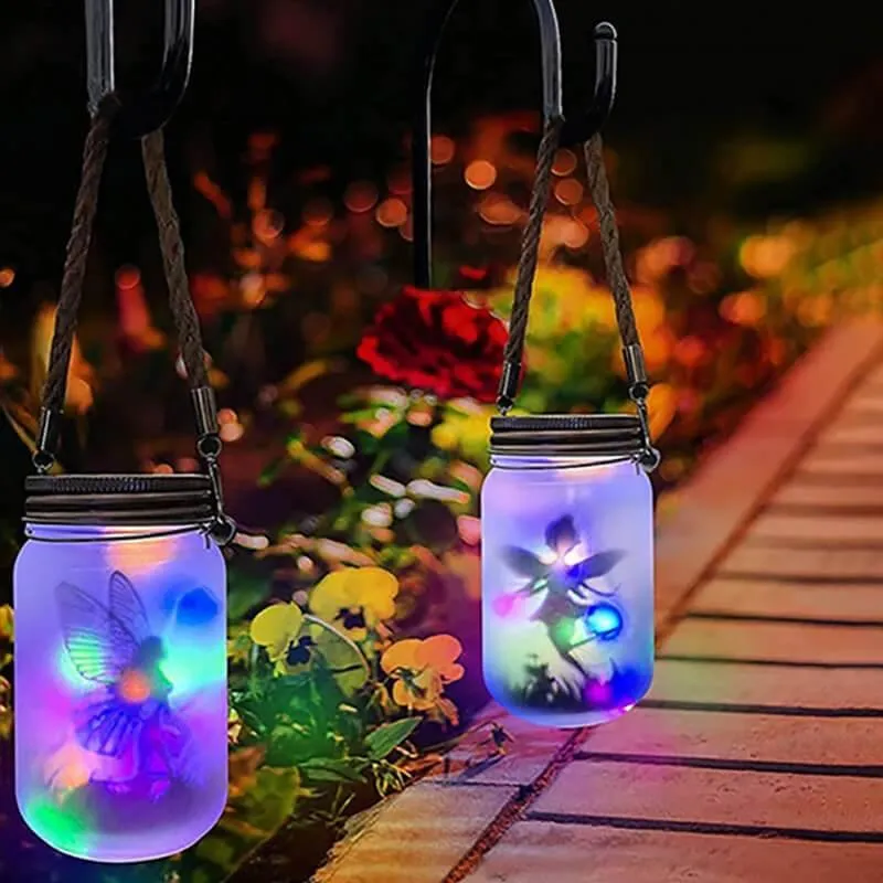 Solar LED Garden Lantern - Outdoor Decorative Lighting