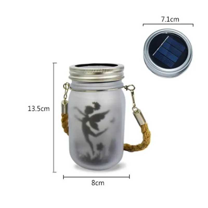 Solar LED Garden Lantern - Outdoor Decorative Lighting
