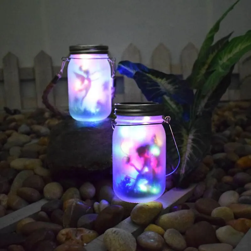 Solar LED Garden Lantern - Outdoor Decorative Lighting