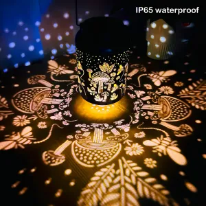 Solar-Powered Mushroom Lantern – Enchanting Outdoor Glow