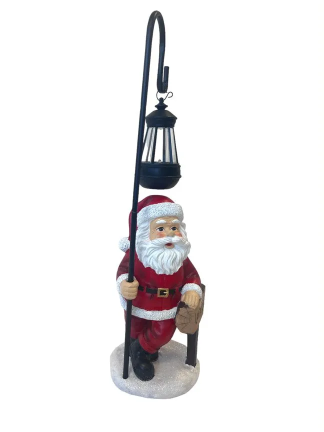 Solar Santa Claus decoration with Lantern