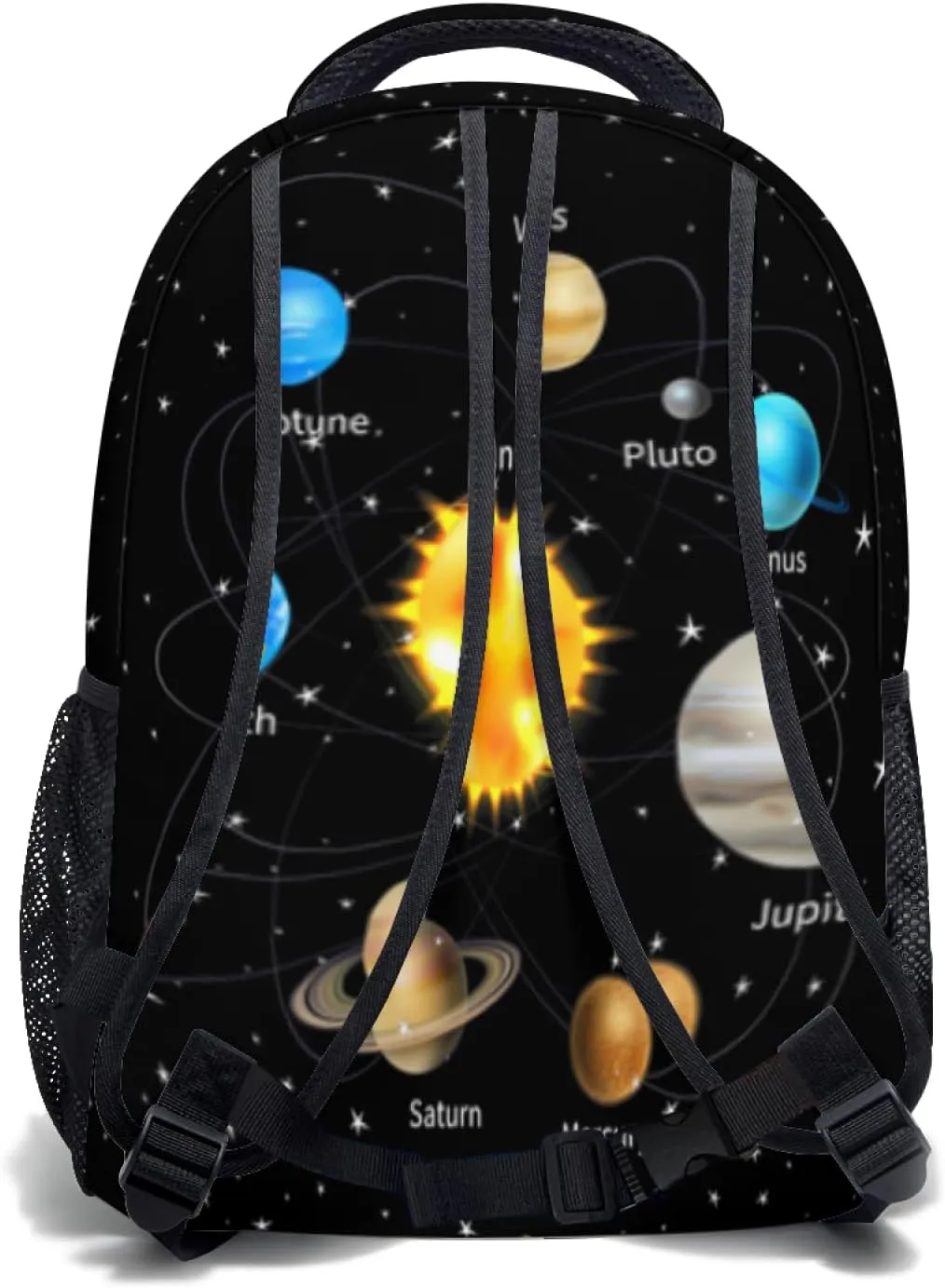 Solar System Backpack Lightweight School Bag Bookbag for Kids Girls Boys Elementary Students 1st 2nd 3rd 4th 5th Grade