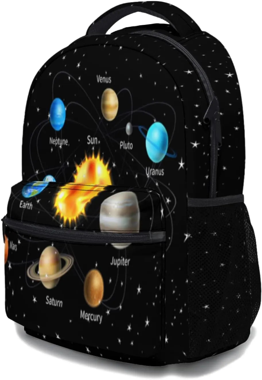 Solar System Backpack Lightweight School Bag Bookbag for Kids Girls Boys Elementary Students 1st 2nd 3rd 4th 5th Grade