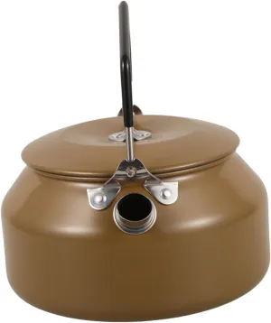 Sosoport Professional Tea Kettle Camping Supply Compact Design Portable Camping Coffee Maker Stovetop Kettle Stainless Steel