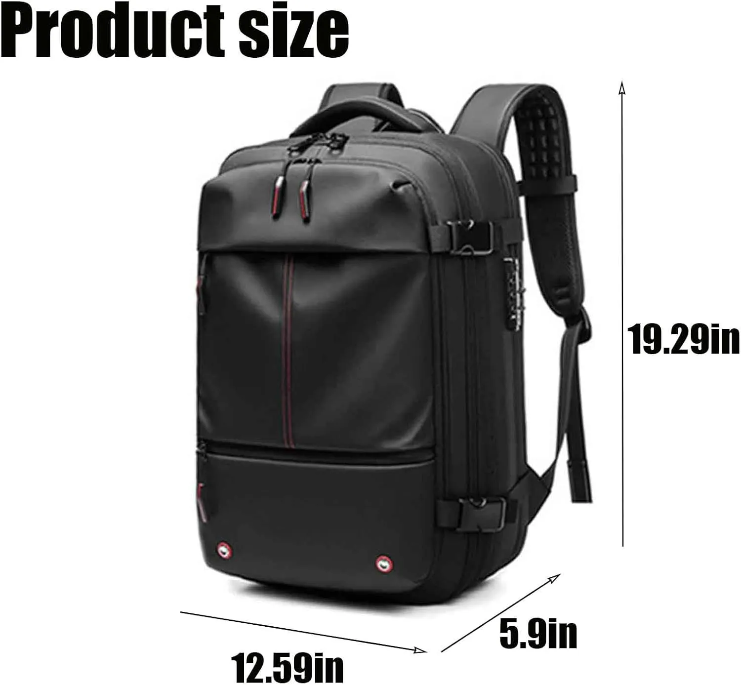 Spacevac Pro Backpack, Spacevac Backpack with Pump, Vacuum Compression 60 Liters Expandable Travel Backpacks (Blue)