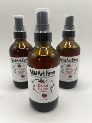 Spilanthes Based Dental Health Solution - Herbal Mouthwash, Rinse & Gargle - Spray or Bulk Bottle (4 oz. Spray Bottle)