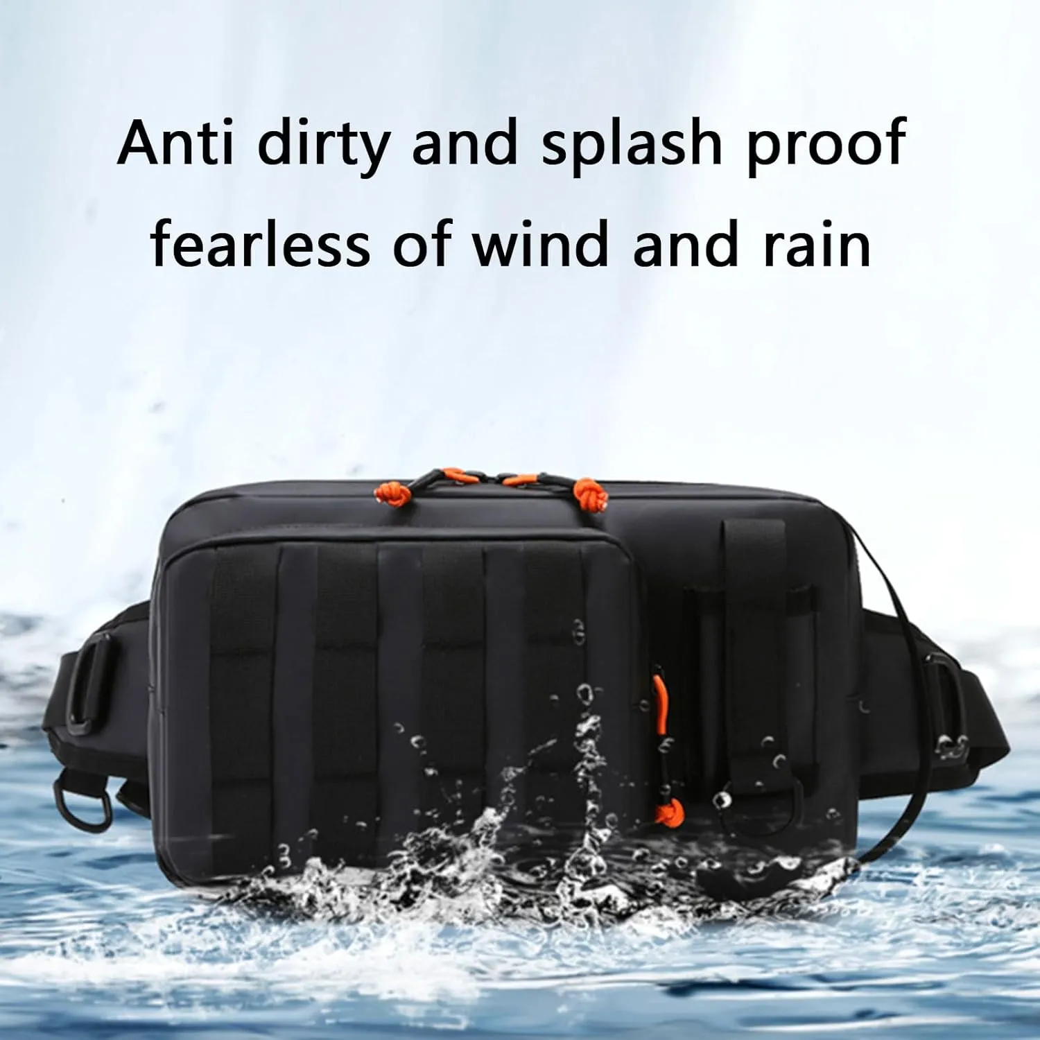 Sports Waist Bag Pack For Fishing Multifunctional Crossbody Bag Fishing Equipment Bags Chest Bag