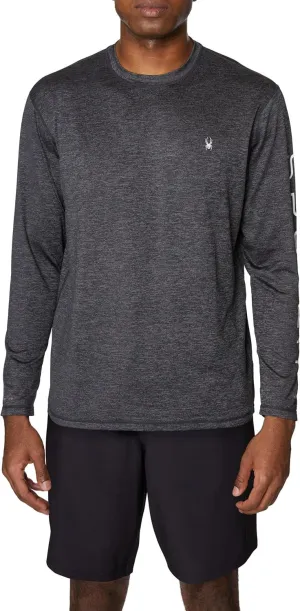 Spyder Men's Long Sleeve Rashguard – UPF , Quick-Dry, Swim Shirt, Surfing, Hiking, Workouts