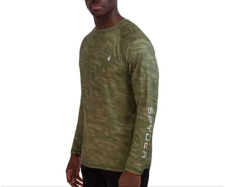 Spyder Men's Long Sleeve Rashguard – UPF , Quick-Dry, Swim Shirt, Surfing, Hiking, Workouts