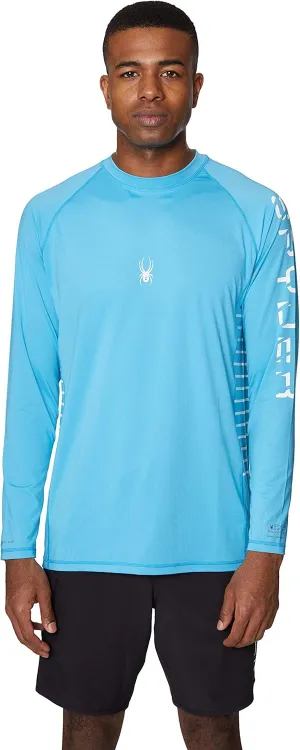 Spyder Men's Long Sleeve Rashguard – UPF , Quick-Dry, Swim Shirt, Surfing, Hiking, Workouts
