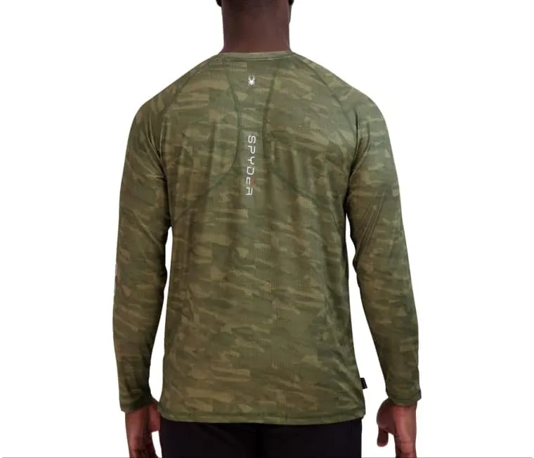 Spyder Men's Long Sleeve Rashguard – UPF , Quick-Dry, Swim Shirt, Surfing, Hiking, Workouts