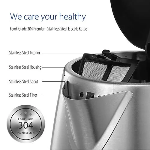 Stainless Steel Cordless Electric Kettle