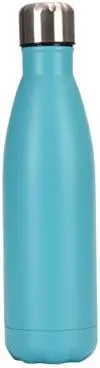 Stainless Steel Kettle 500ML, Double-layer Large-capacity Sports Water Cup Suitable For Outdoor Cycling And Home Use(Blue 1)
