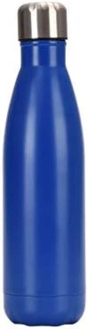 Stainless Steel Kettle 500ML, Double-layer Large-capacity Sports Water Cup Suitable For Outdoor Cycling And Home Use(Blue 2)