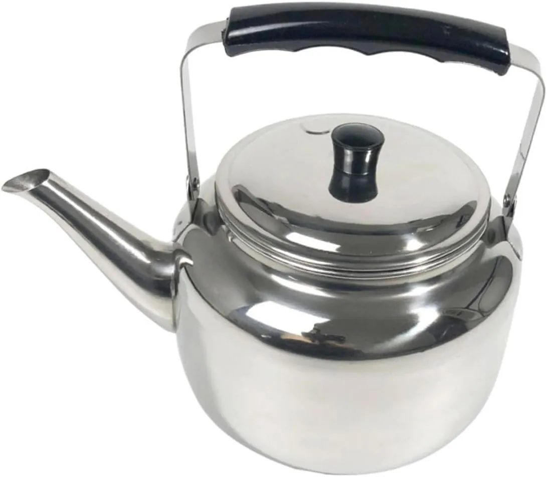 Stainless Steel Whistling Kettle Portable Water Pot for Outdoor Adventures Kitchen Gadget for Boiling Water for Camping Hiking and Cooking Meals