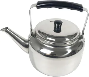 Stainless Steel Whistling Kettle Portable Water Pot for Outdoor Adventures Kitchen Gadget for Boiling Water for Camping Hiking and Cooking Meals